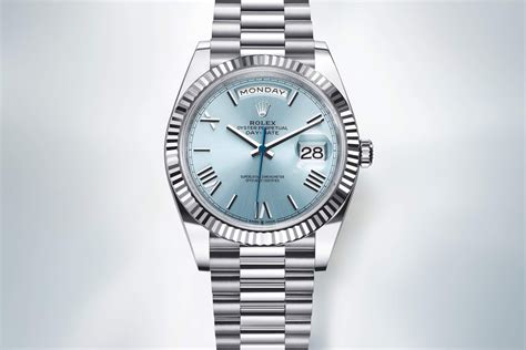 platinum rolex day date 40|newest Rolex platinum day date.